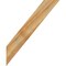 Ekena Millwork 6"W x 26"D x 32"H Traditional Rough Sawn Knee Brace, Western Red Cedar BRC06X26X32TRA00RWR - alternate 2
